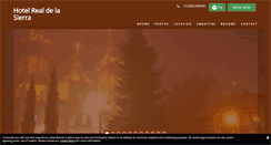 Desktop Screenshot of hotelrealdelasierra.com